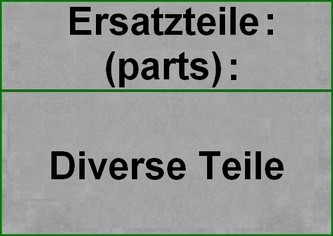 Diverse Teile